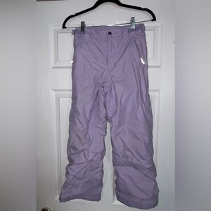 Columbia Purple Kids Snow Pants girl size 10/12